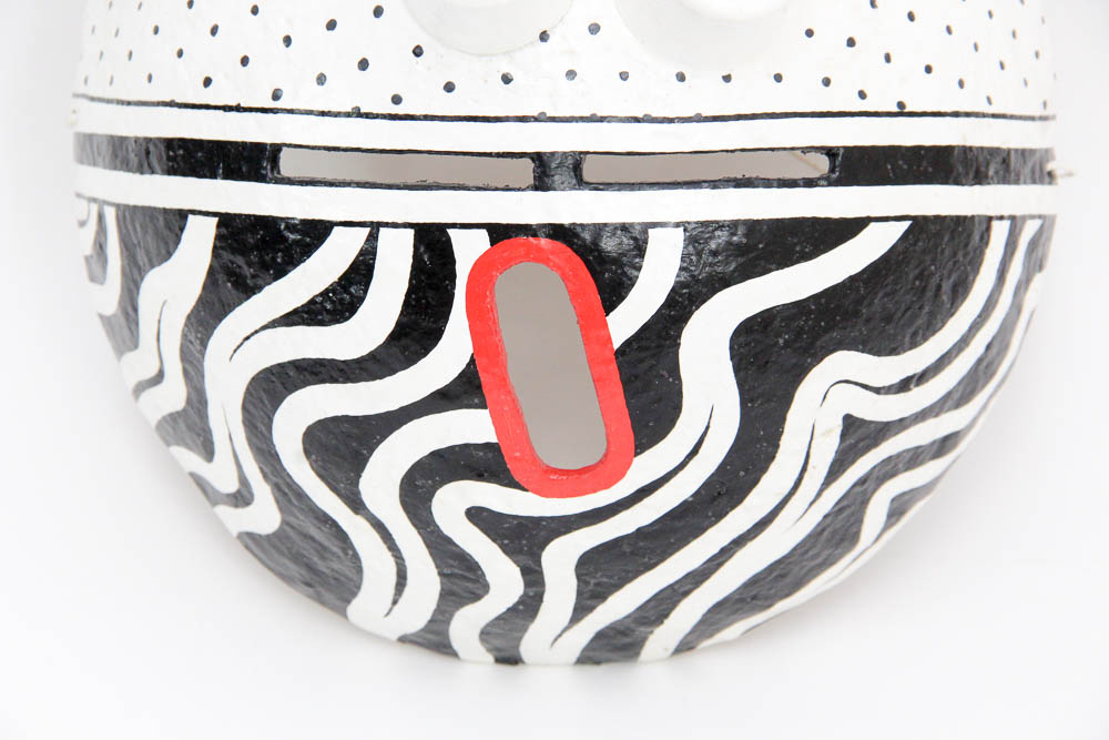 Original Paper Maché Wall Art Mask EBTH