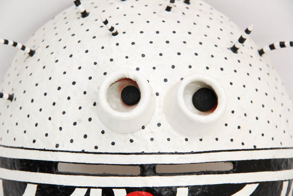 Original Paper Maché Wall Art Mask EBTH