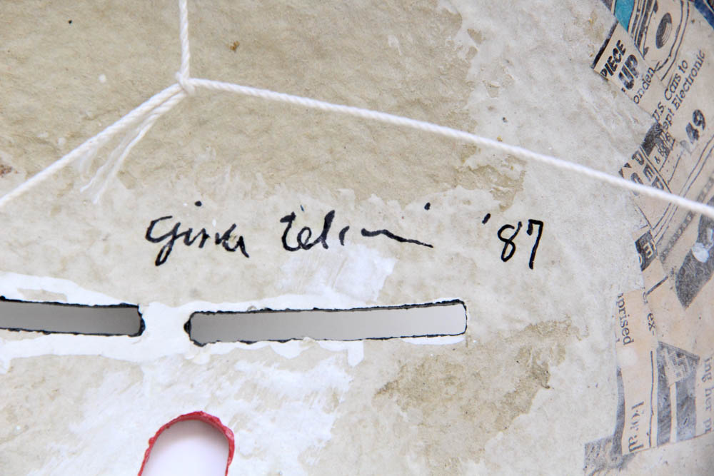 Original Paper Maché Wall Art Mask EBTH