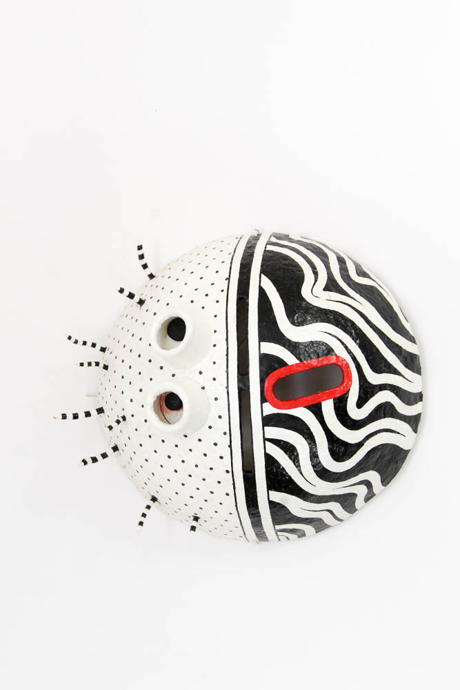 Original Paper Maché Wall Art Mask EBTH