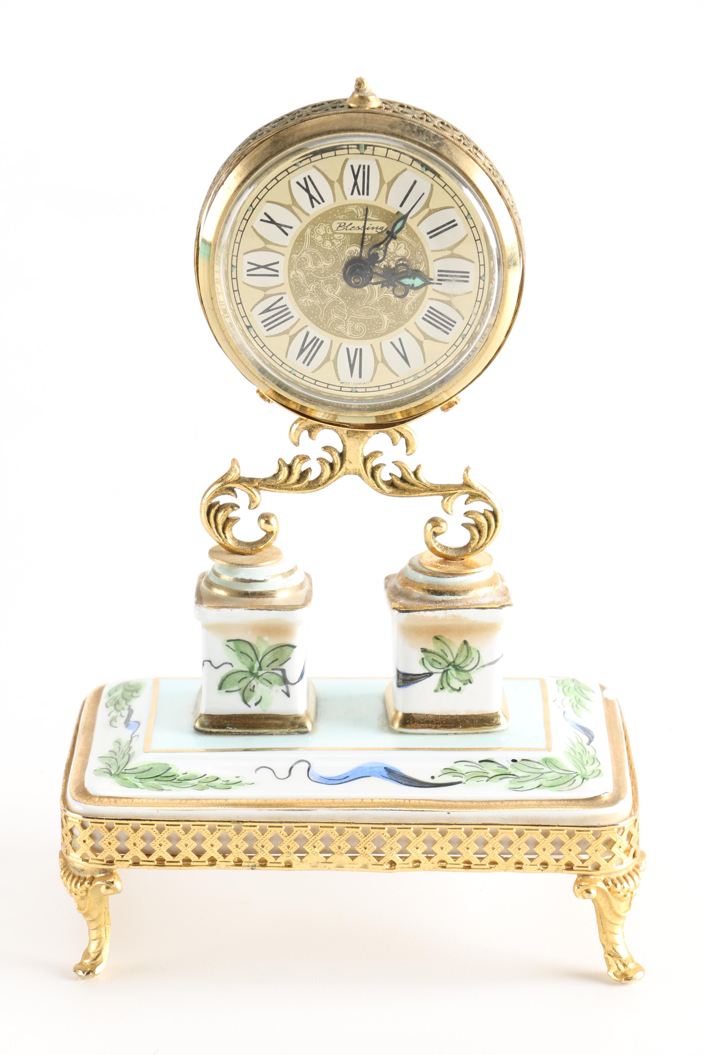 Italian Alfa Desk Clock EBTH