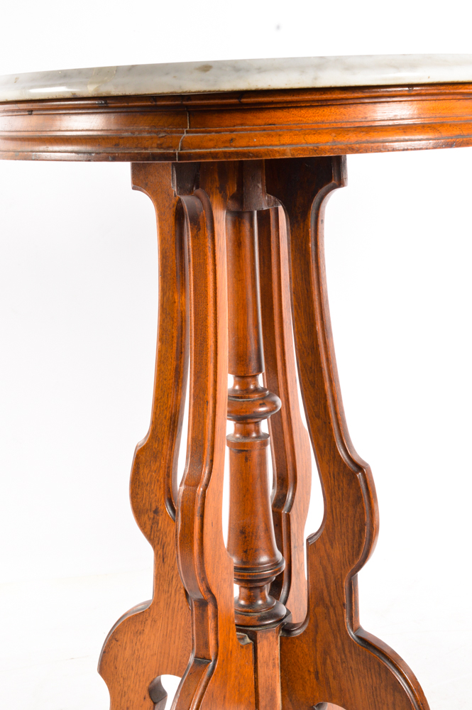 Victorian Marble Top Tables EBTH