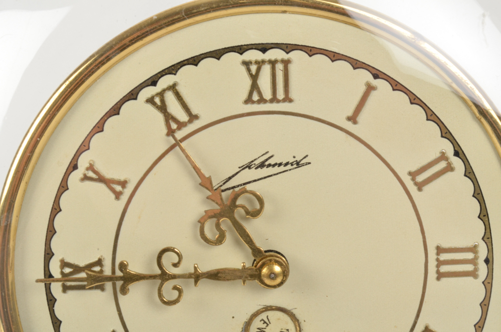 Vintage W. & A. SchmidSchlenker Jr. Seven Jewel Anniversary Clock EBTH