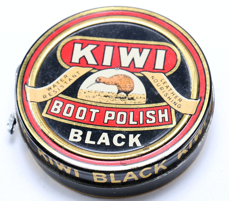Kiwi Shoe Shine Kit With Empire Horsehair Brush EBTH