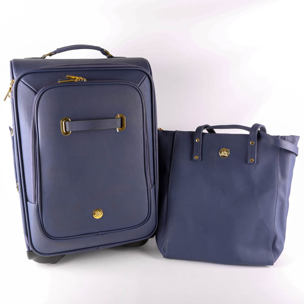 Joy Mangano Rolling Overnight Luggage and Tote EBTH