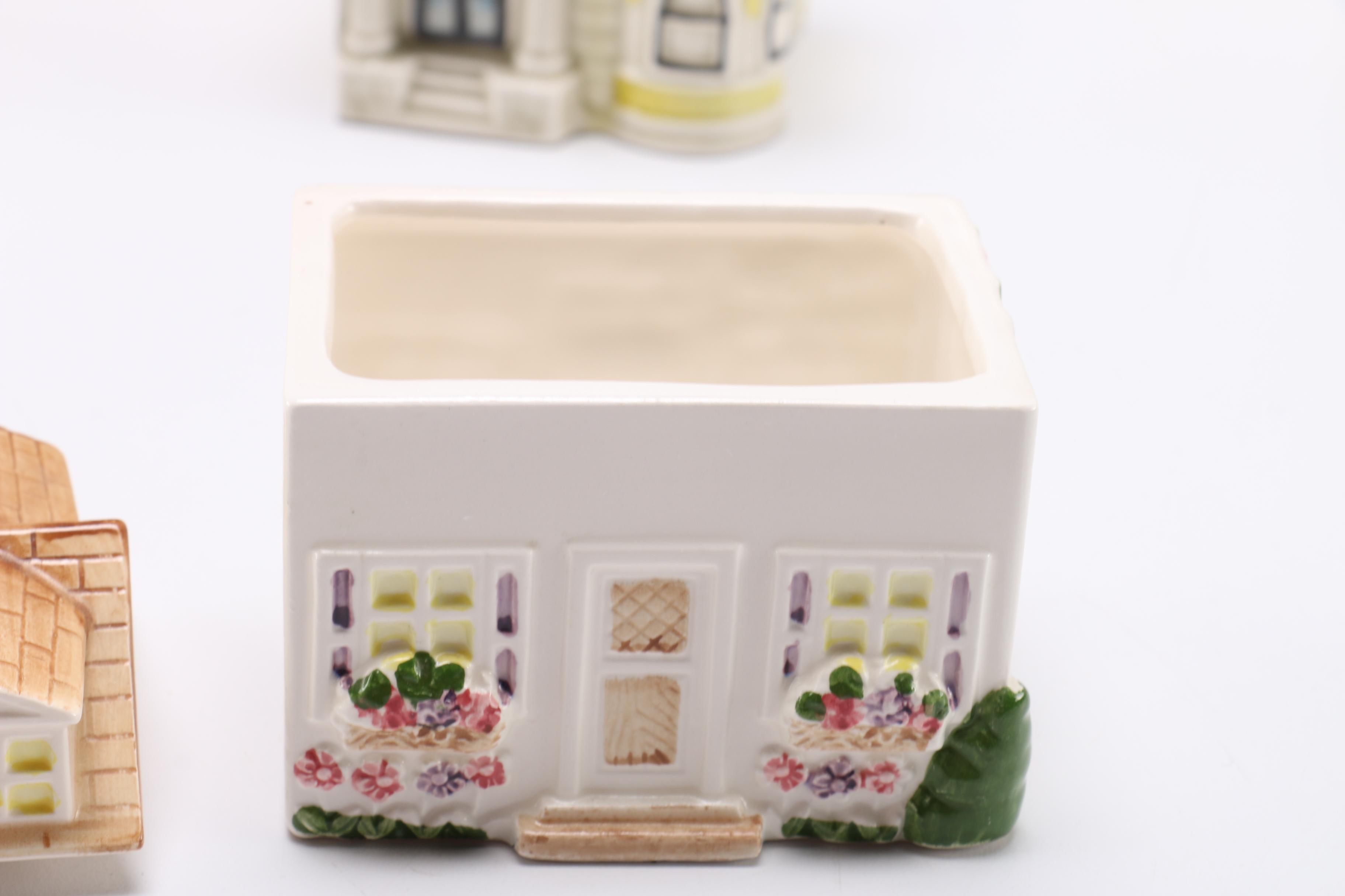 Collection Of Ceramic House Themed Decor | EBTH