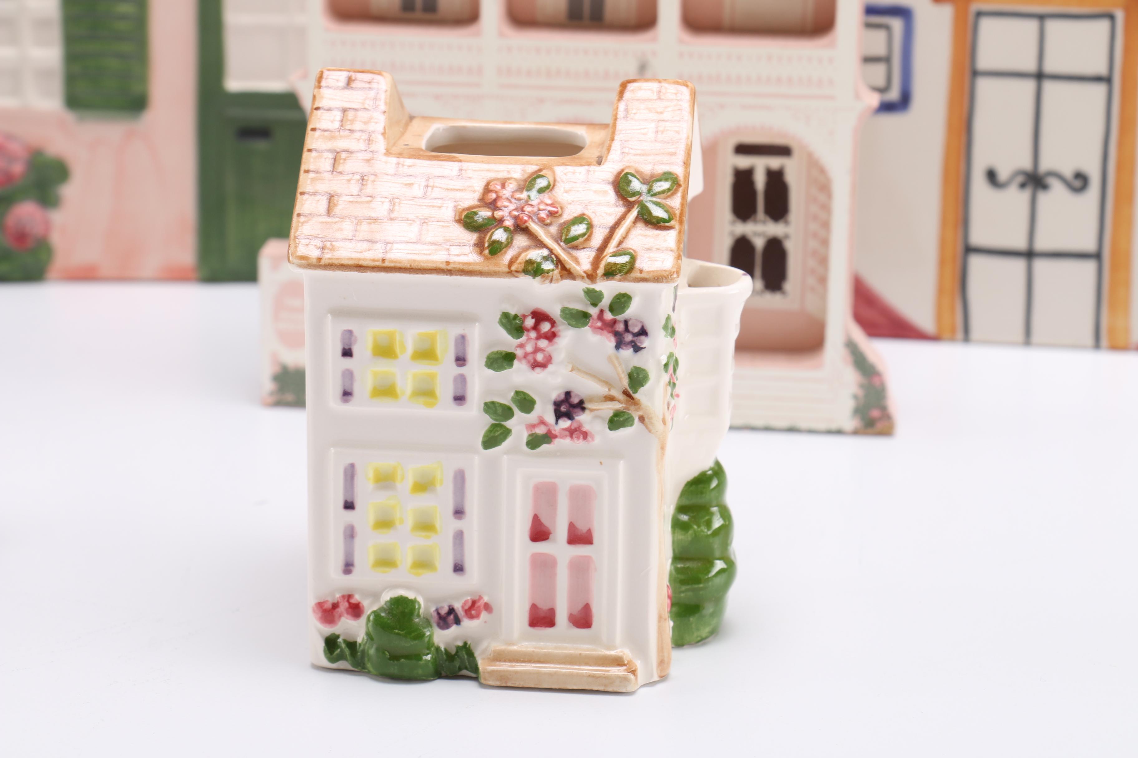 Collection Of Ceramic House Themed Decor | EBTH