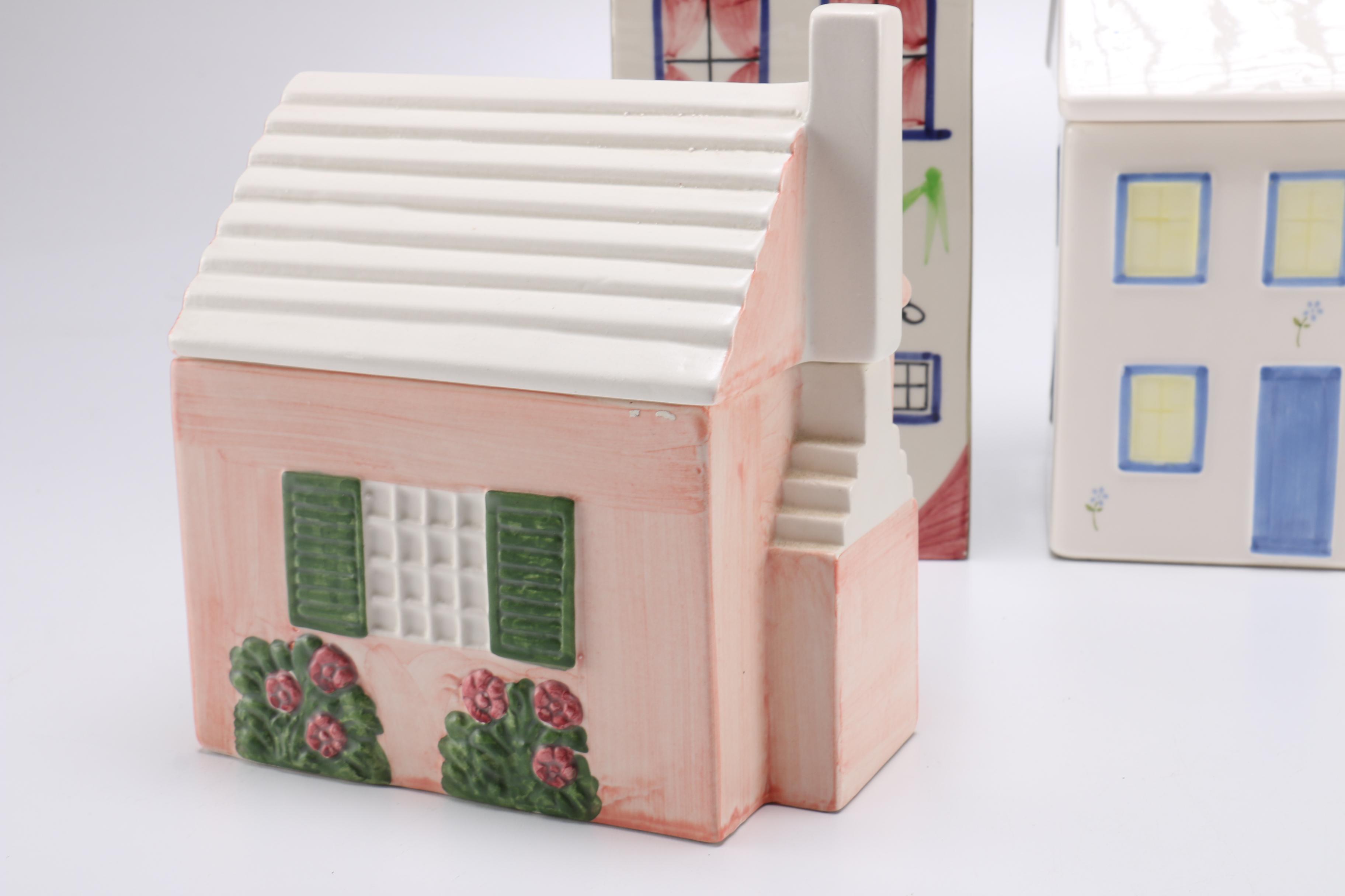 Collection Of Ceramic House Themed Decor | EBTH