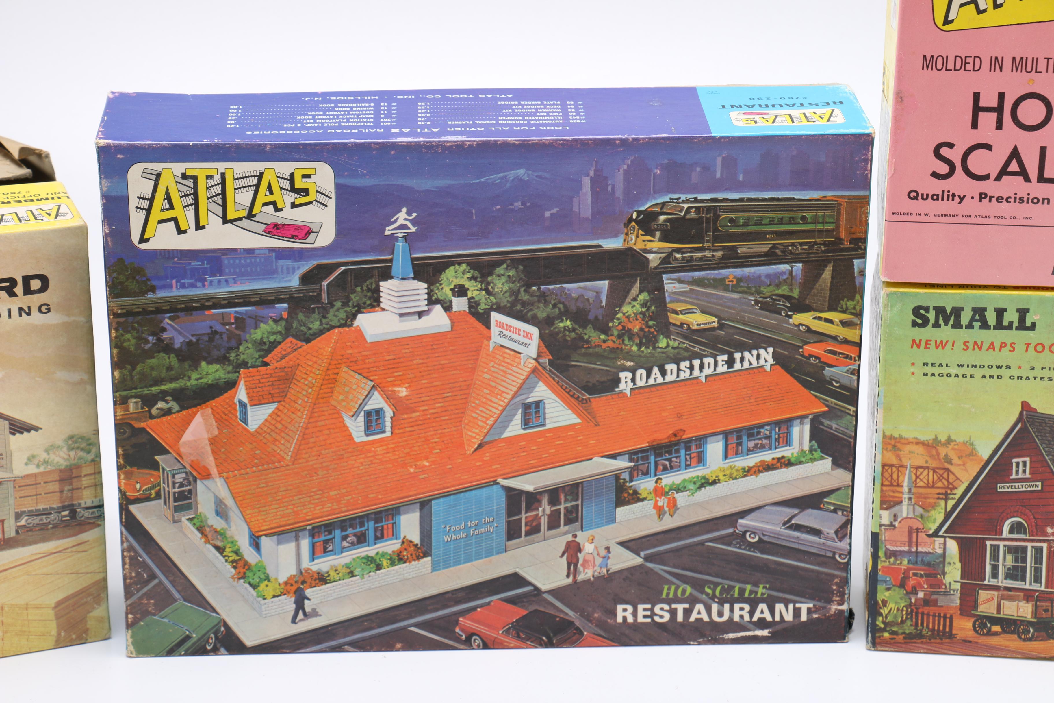 Ho Scale Village House And Train Collection EBTH