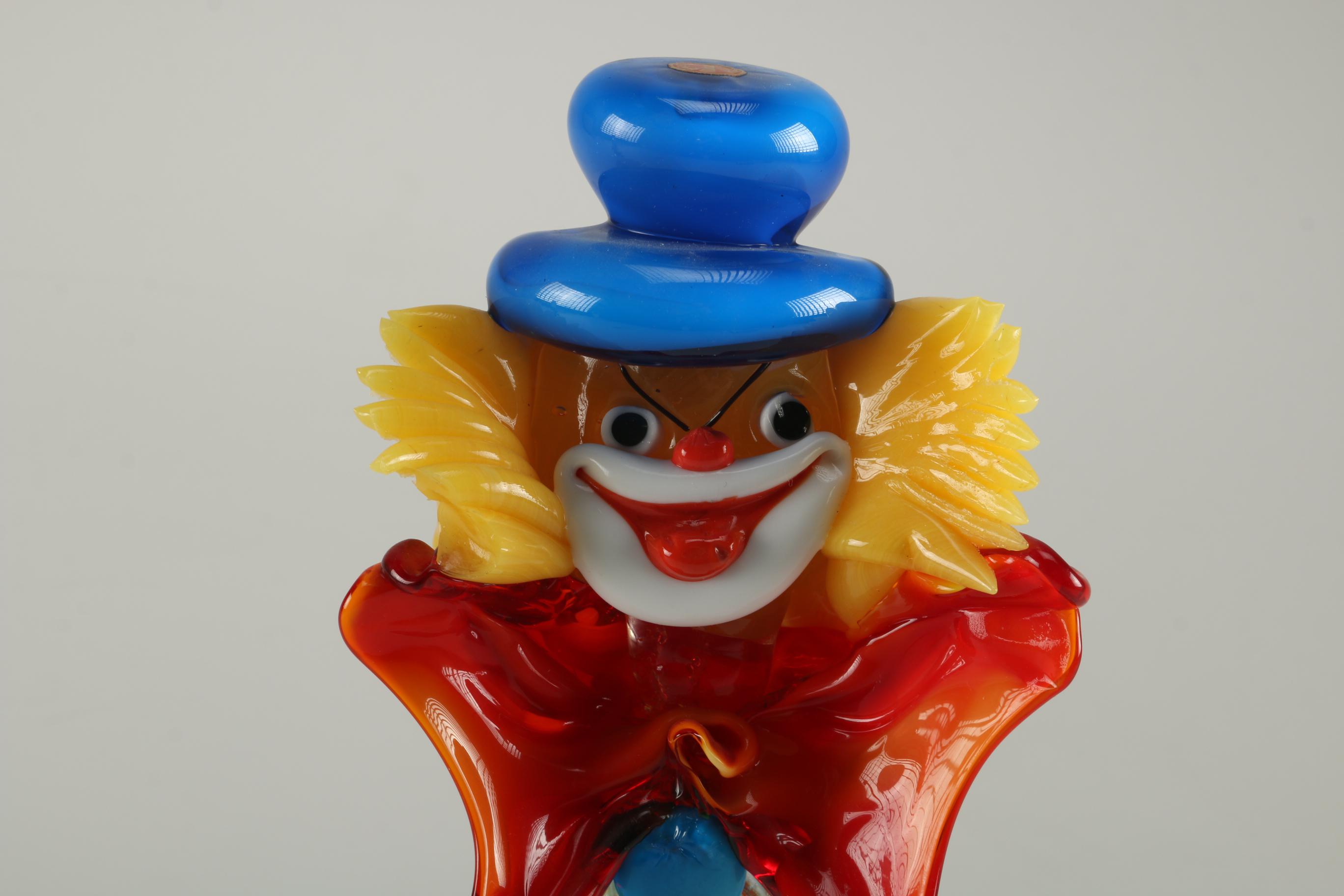 Murano Glass Clown Sculpture EBTH