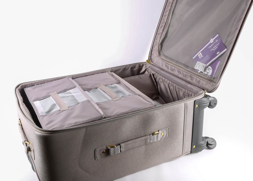 Joy Mangano Rolling Weekender Luggage EBTH