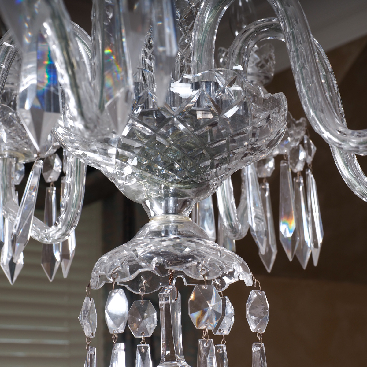 Vintage Waterford Crystal Chandelier 1970s EBTH