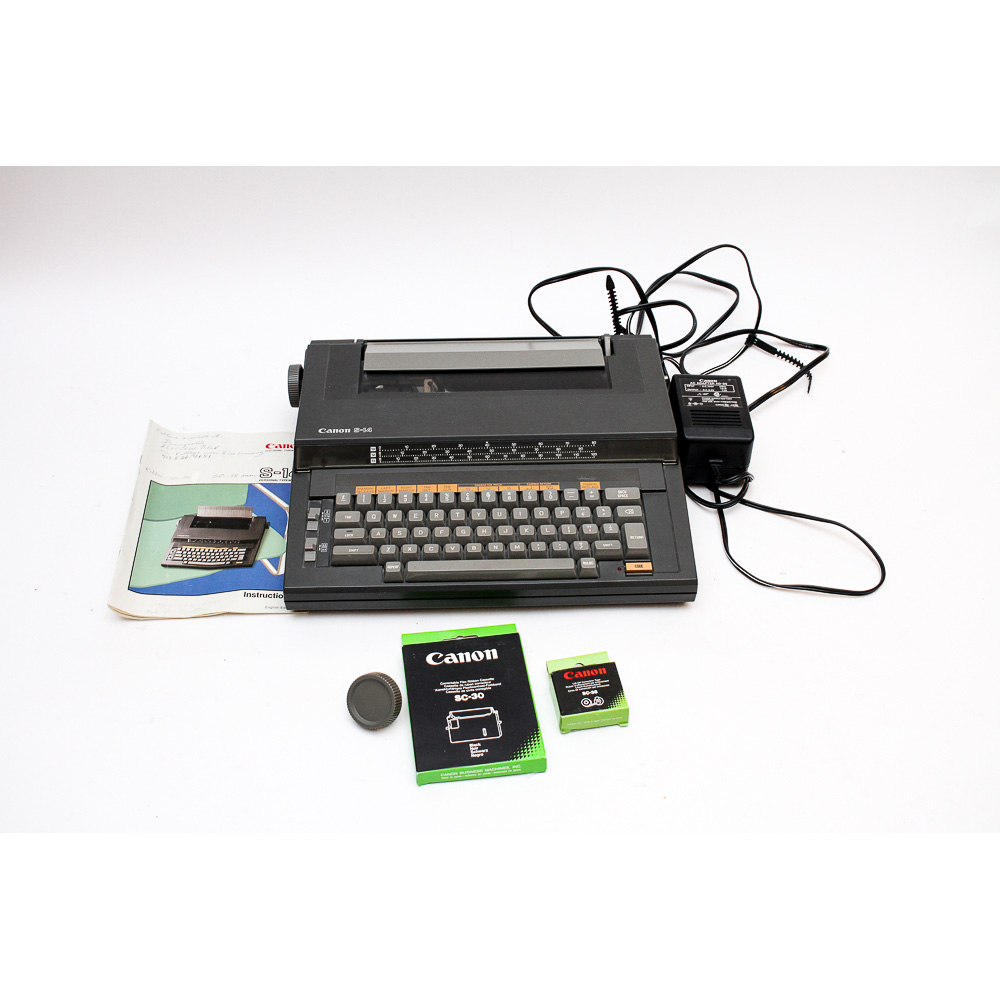 Canon Personal Electric Typewriter, Model S14 EBTH