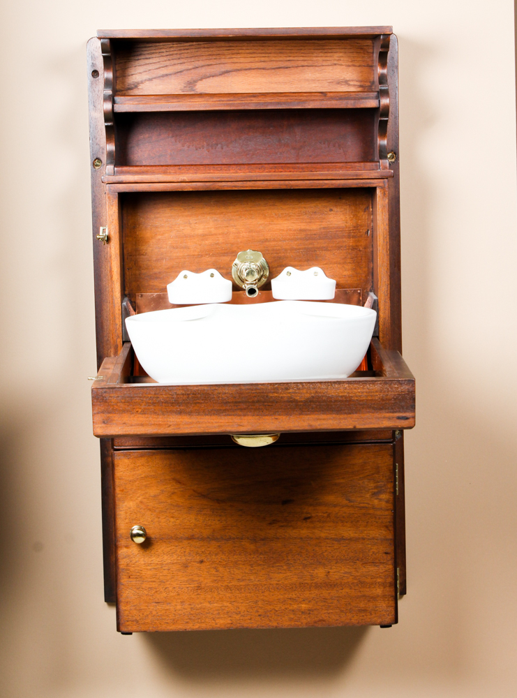 Antique Mahogany Nautical Folding Sink EBTH