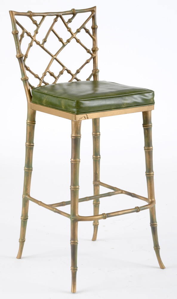 Vintage Hollywood Regency Style Bar Stools by Kessler EBTH