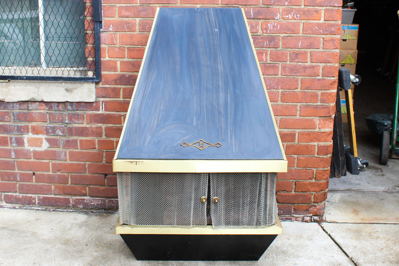Vintage Mid Century Modern Electric Fireplace Ebth