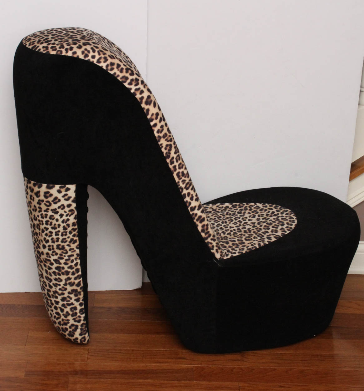 Leopard Print High Heel Shoe Chair EBTH
