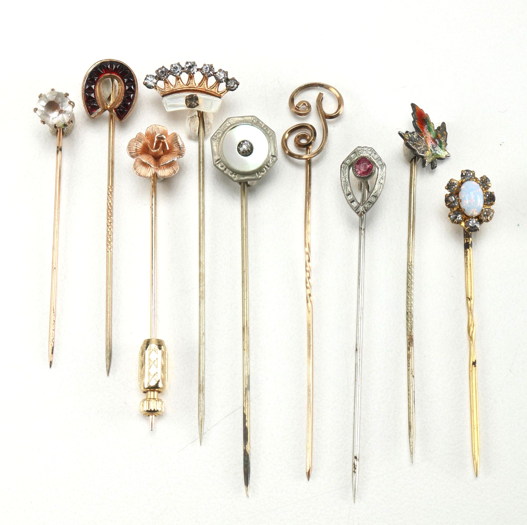 Assorted Vintage Stick Pins EBTH