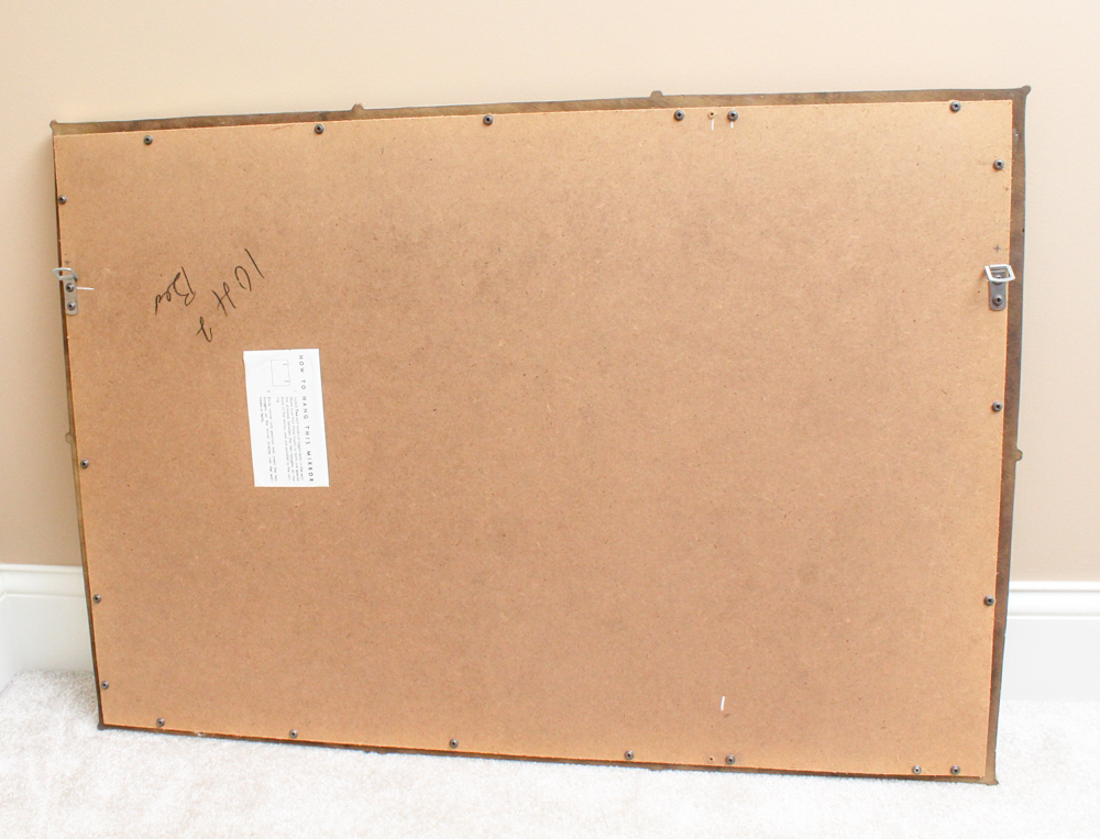 Beveled Wall Mirror with Gold Tone Frame | EBTH