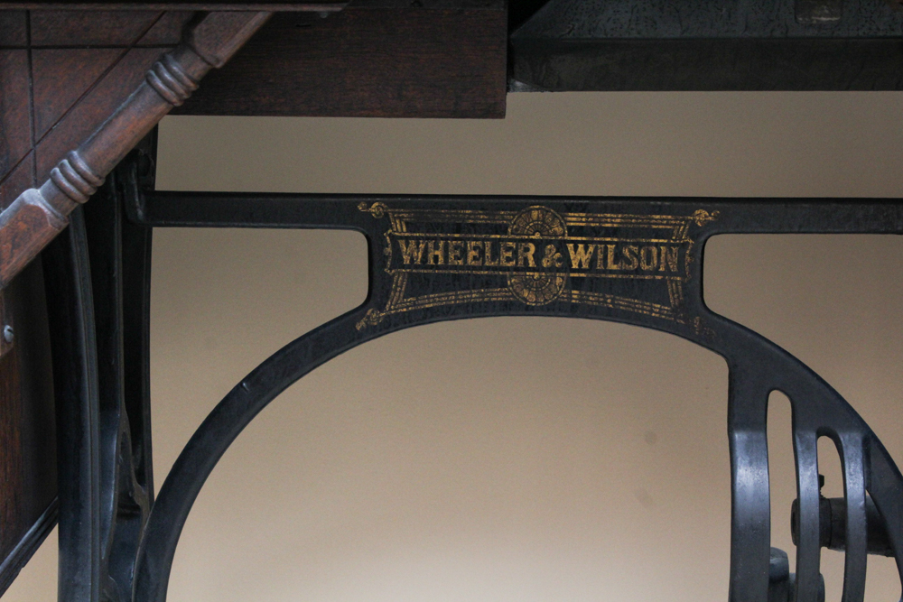Antique Wheeler & Wilson No. 9 Treadle Sewing Machine EBTH