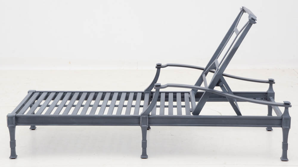 Restoration Hardware Patio Chaise Lounge Chairs | EBTH