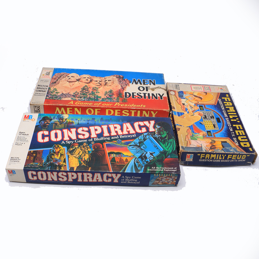 Vintage Milton Bradley Board Game Collection EBTH