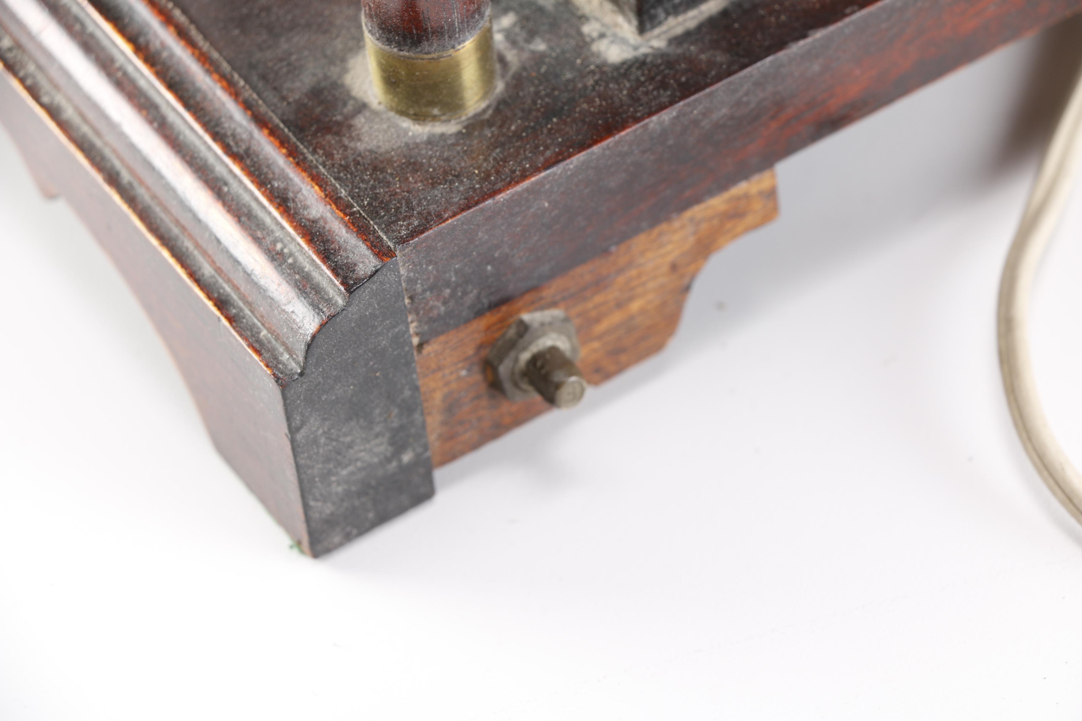 Stained Glass Electric Mantel Clock EBTH