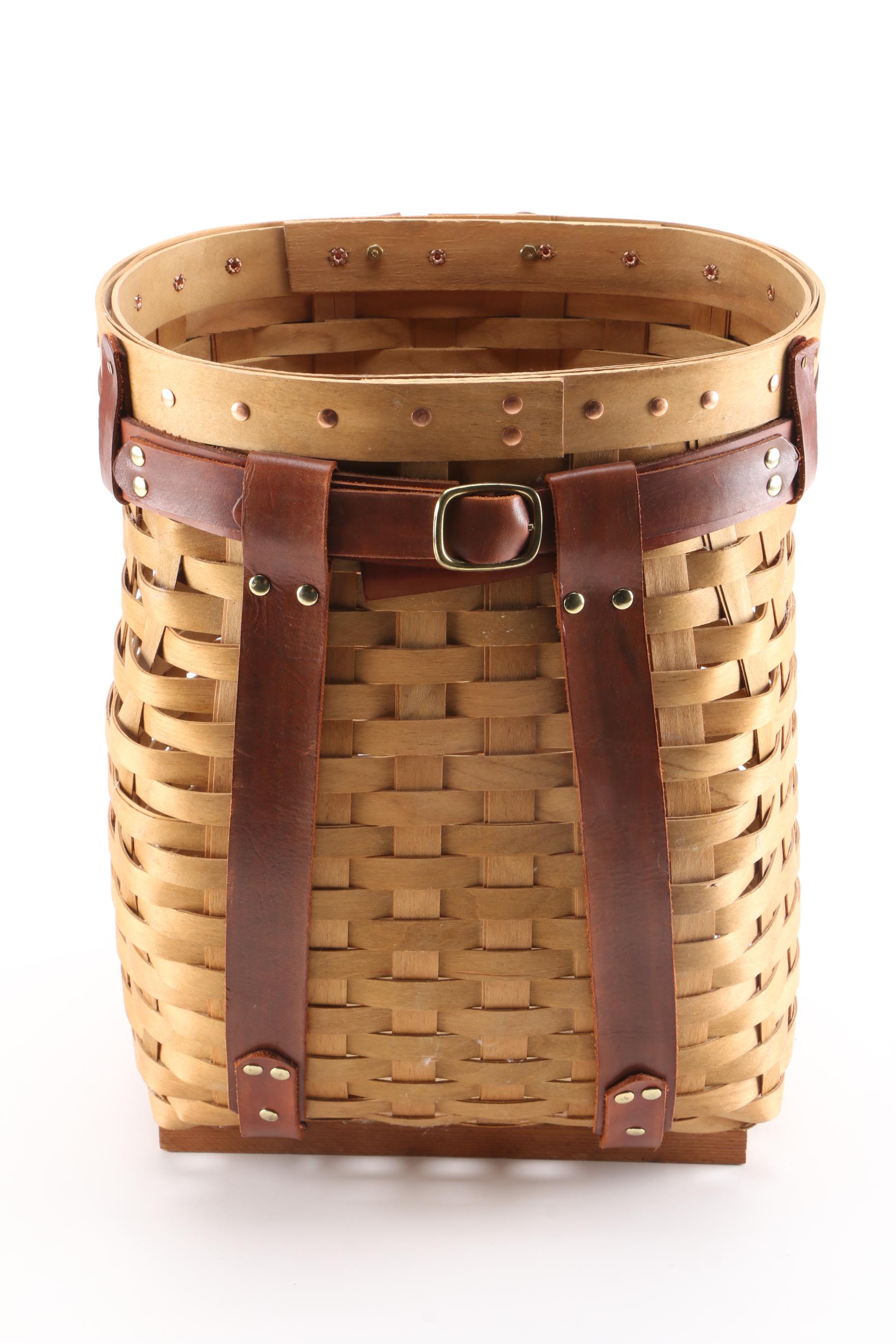 Wilderness Wicker Backpack Basket EBTH