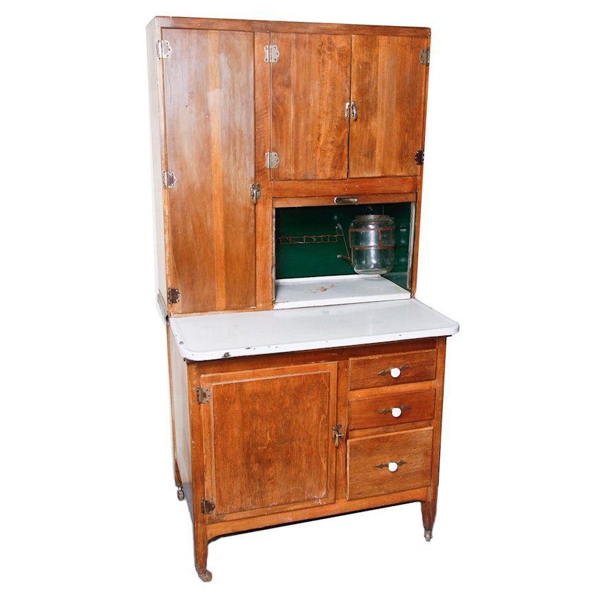 Early 20th Century Hoosier Style Cabinet By Kitchen Maid Ebth