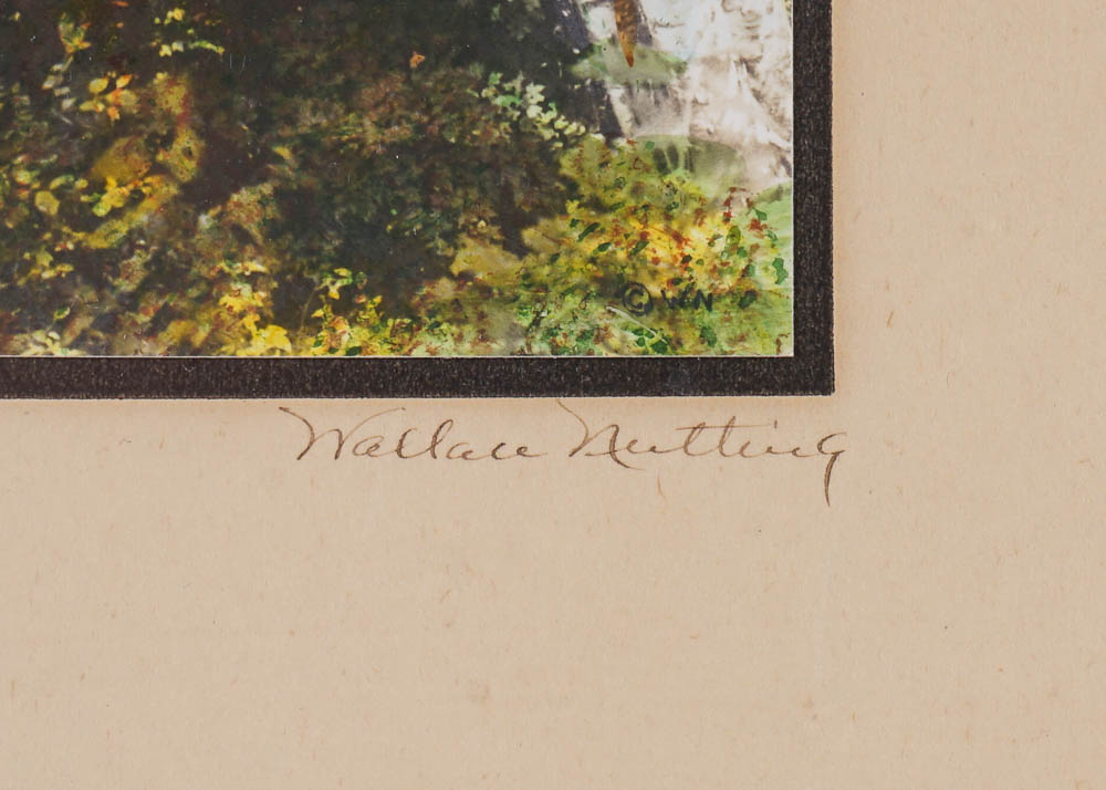 Wallace Nutting Hand Tinted Photograph EBTH