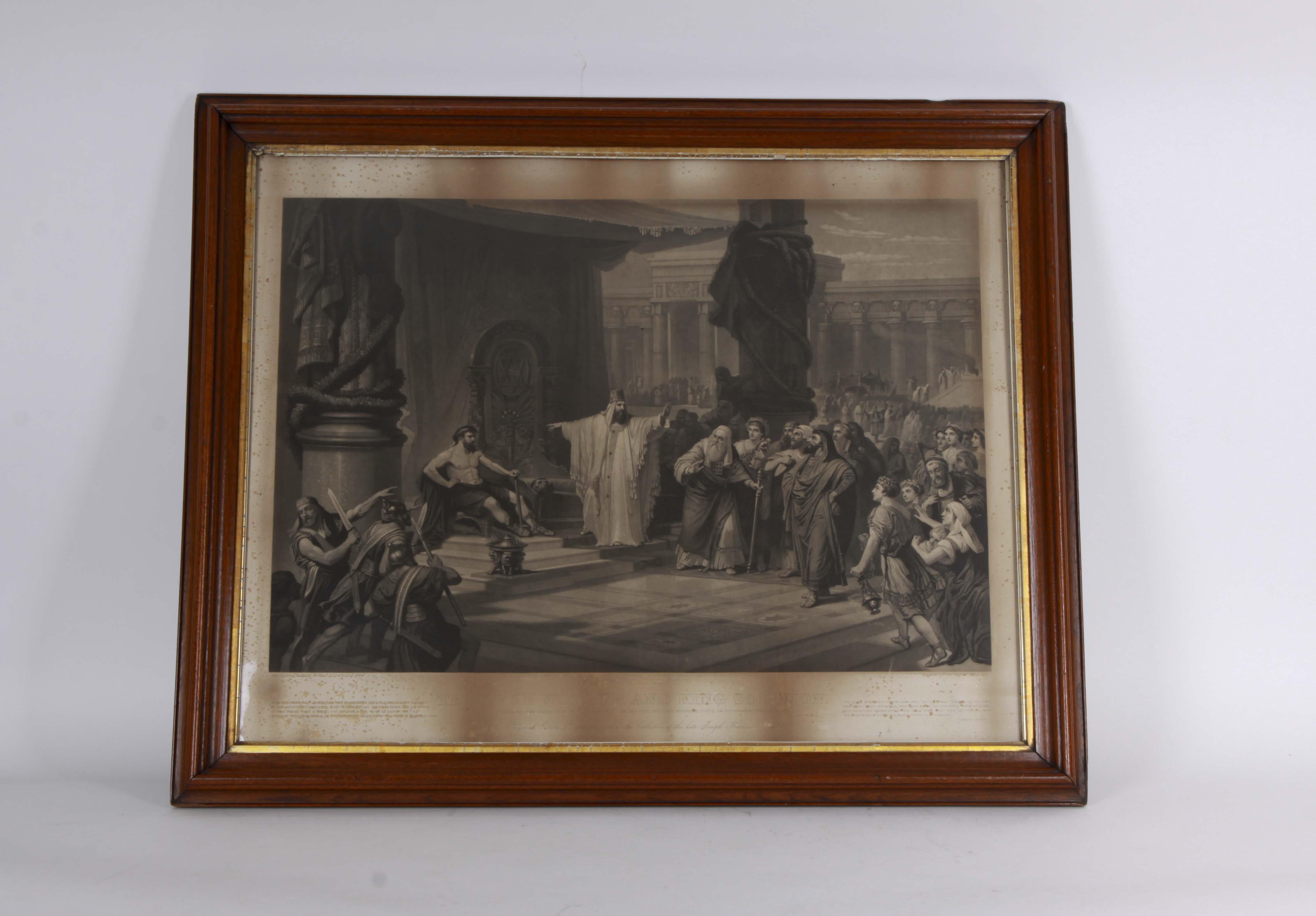 John Sartain Engraving After Painting by Christian Schussele EBTH