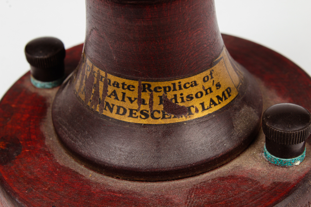 Replica of Edison's First Light Bulb EBTH