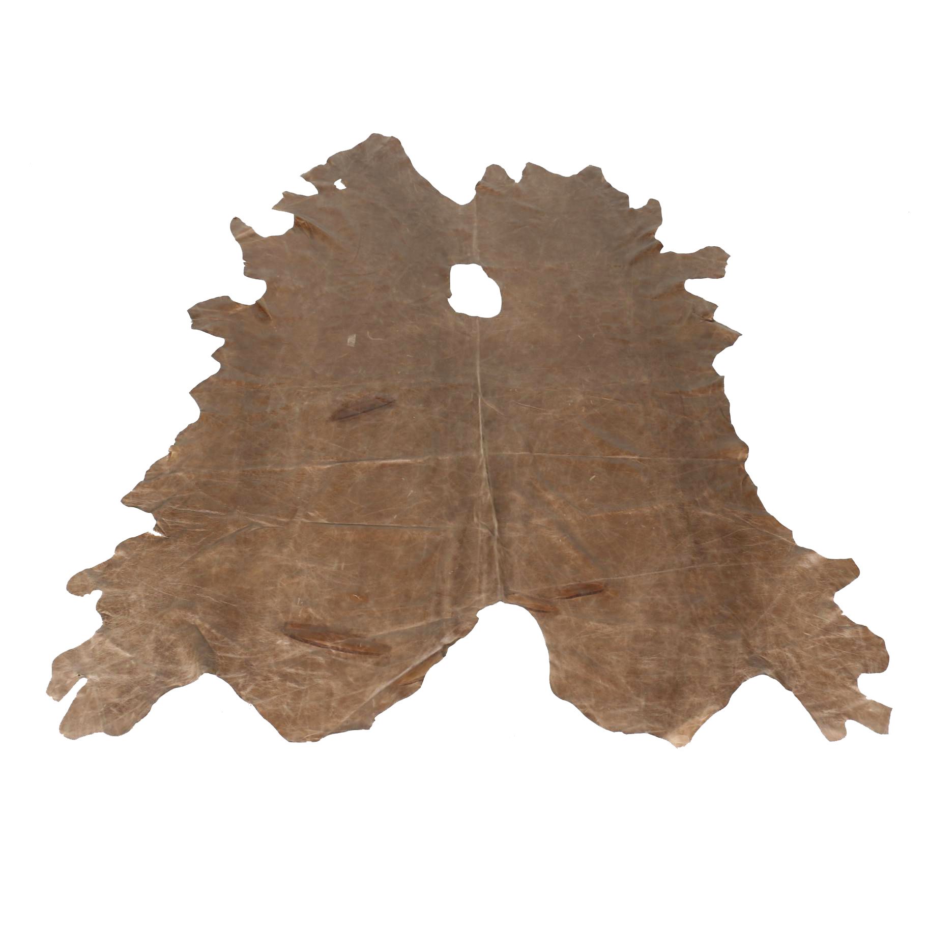 Brown Leather Hide EBTH