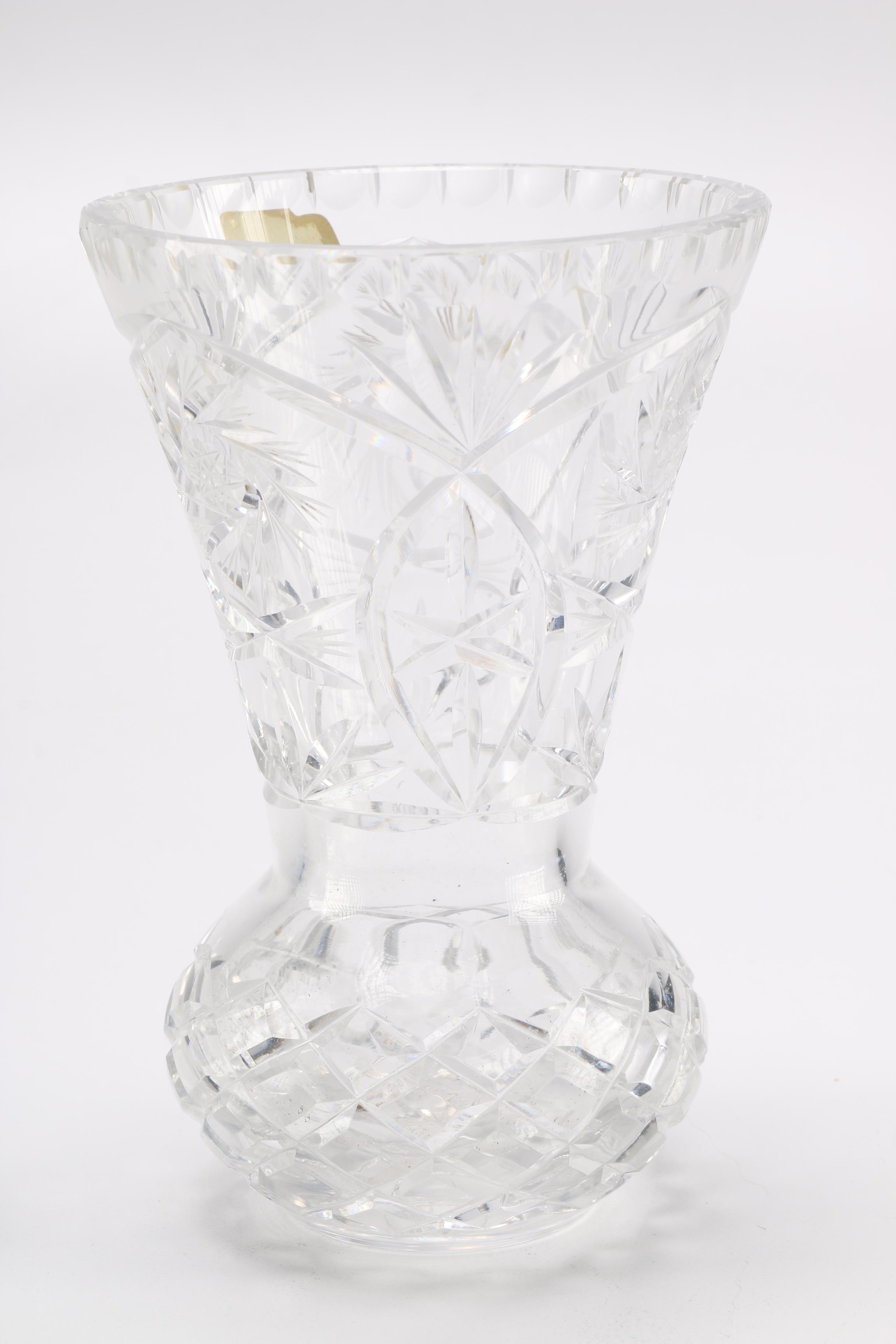 Lead Crystal Vases Featuring Violetta EBTH
