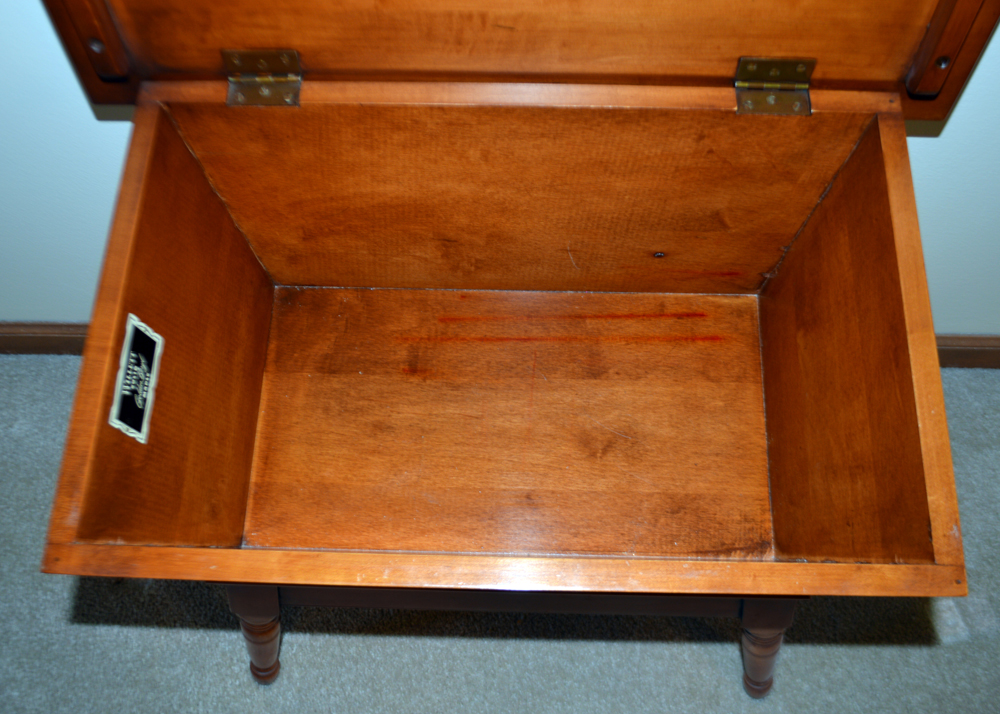 Maple Dough Box Side Table by Willett EBTH