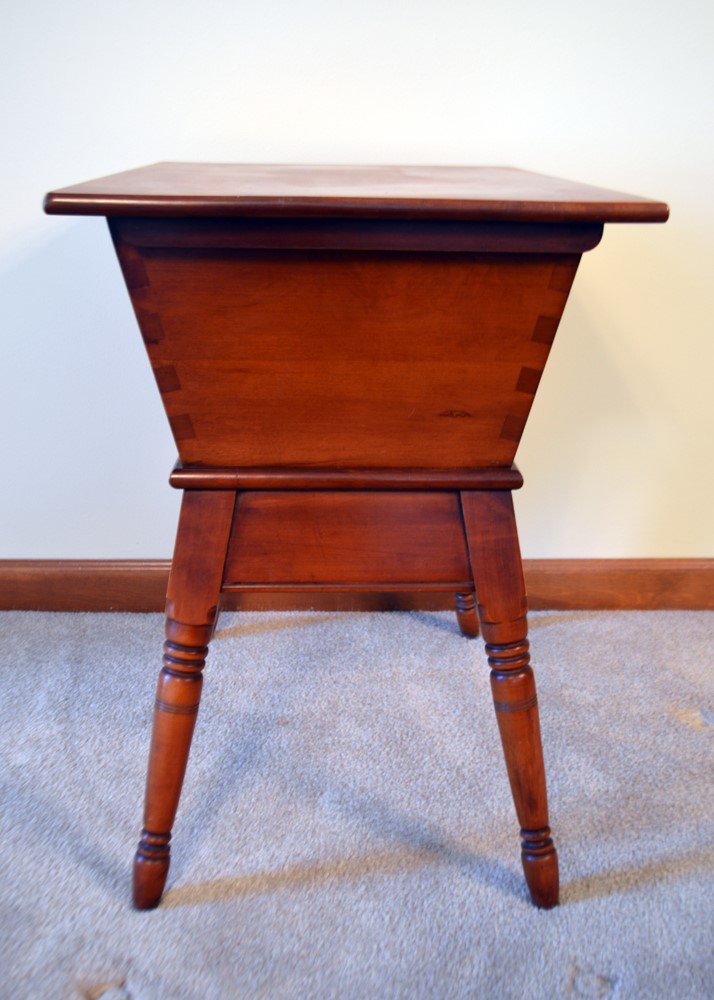 Maple Dough Box Side Table by Willett EBTH