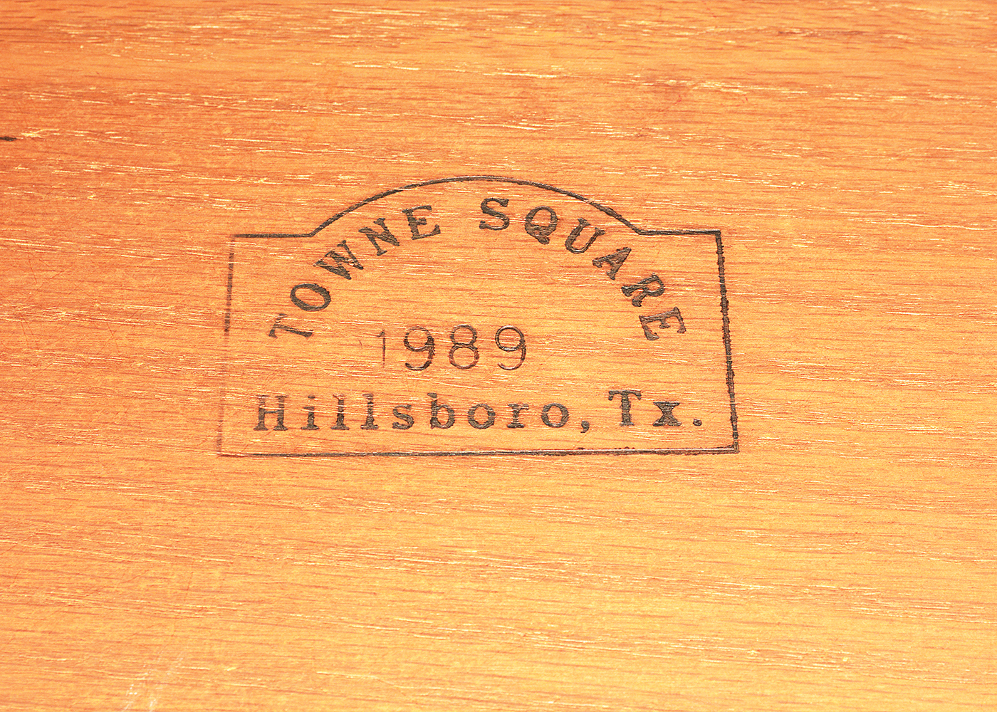 Towne Square Oak Glider Rocker and Ottoman EBTH