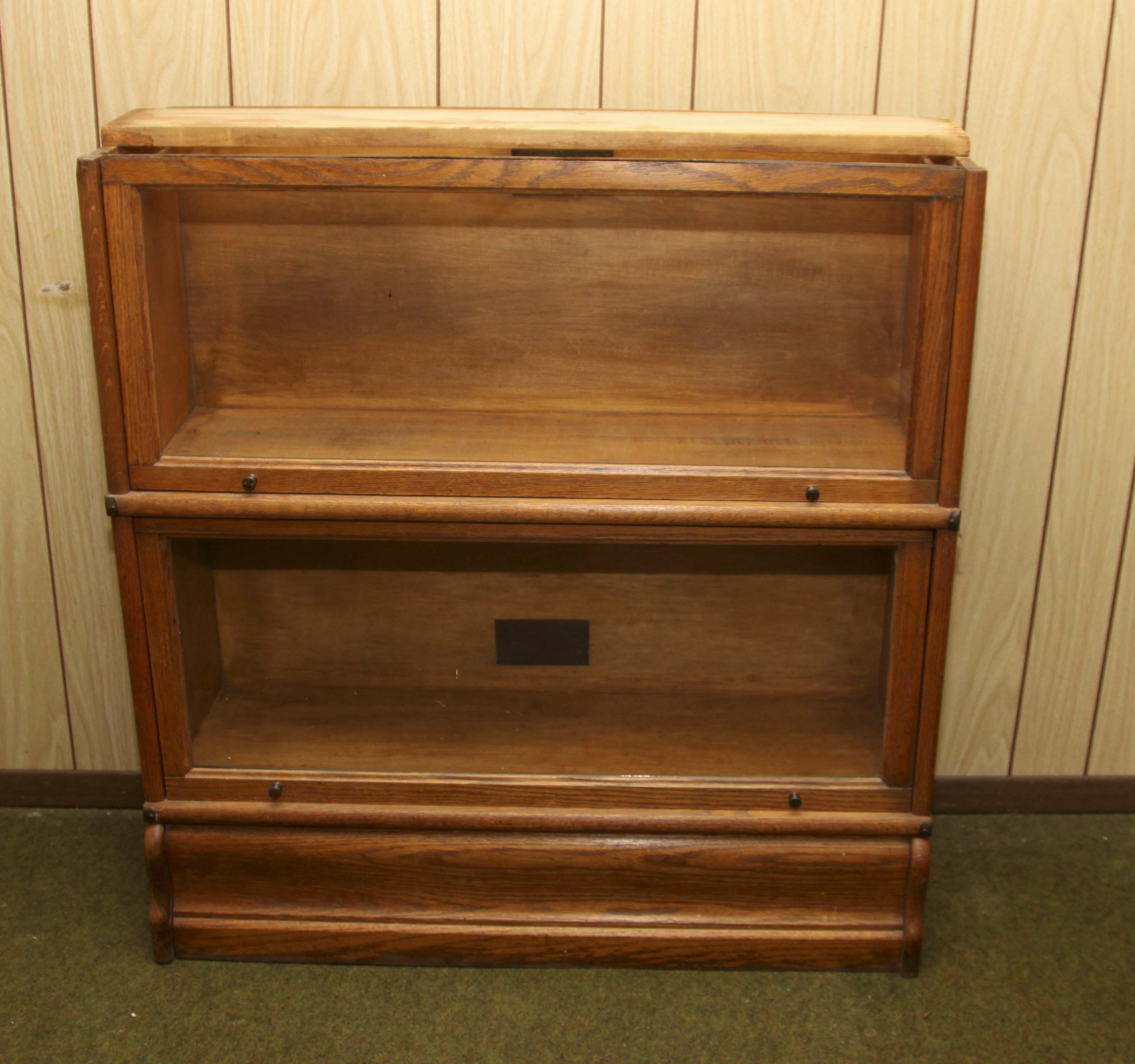 Vintage Oak Barrister Bookcase by Fred Macey Company EBTH
