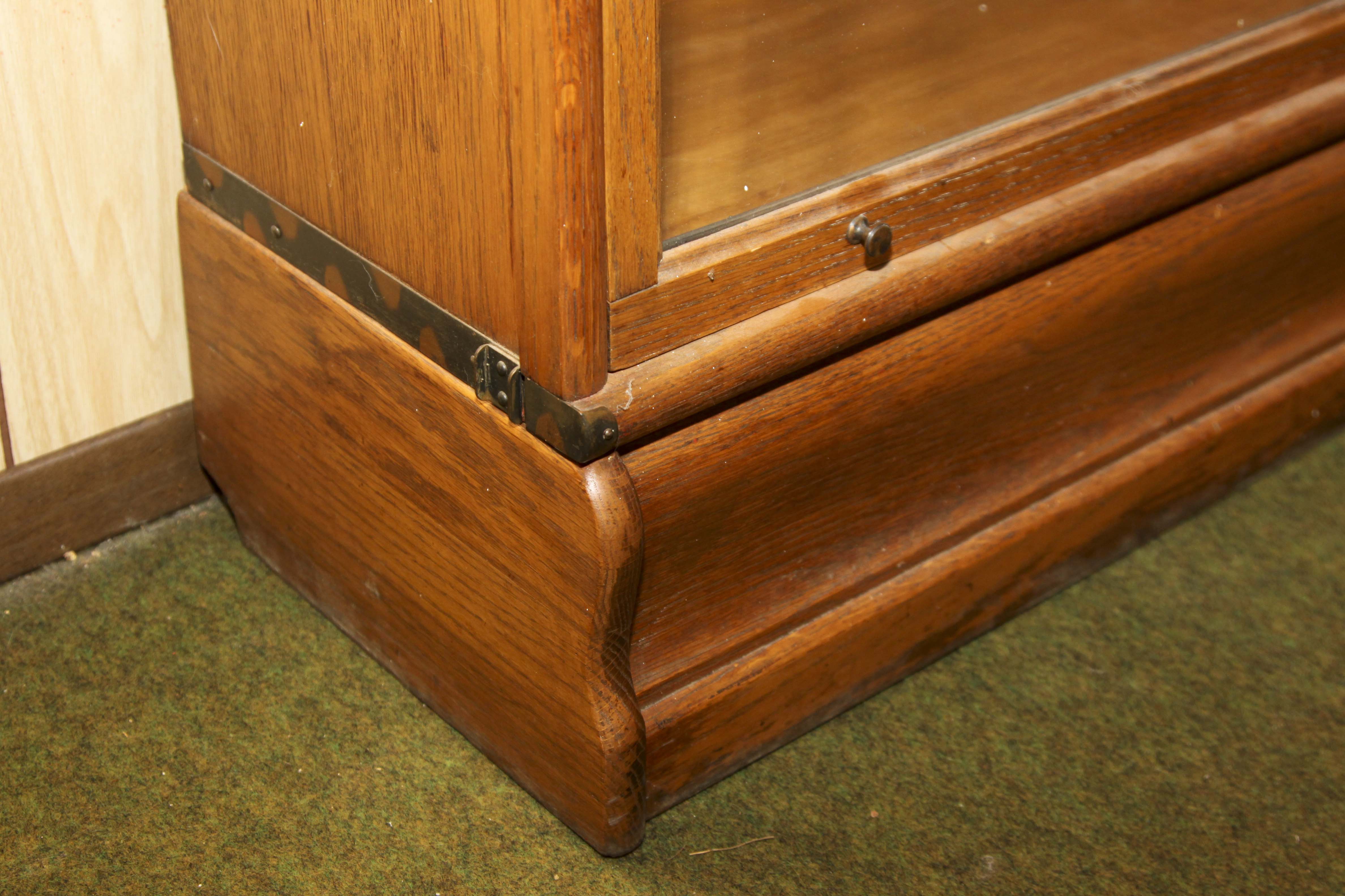 Vintage Oak Barrister Bookcase by Fred Macey Company EBTH
