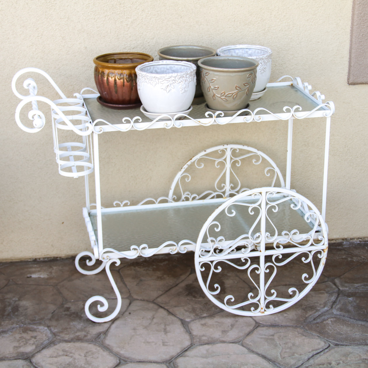 Outdoor Decorative Garden Cart EBTH