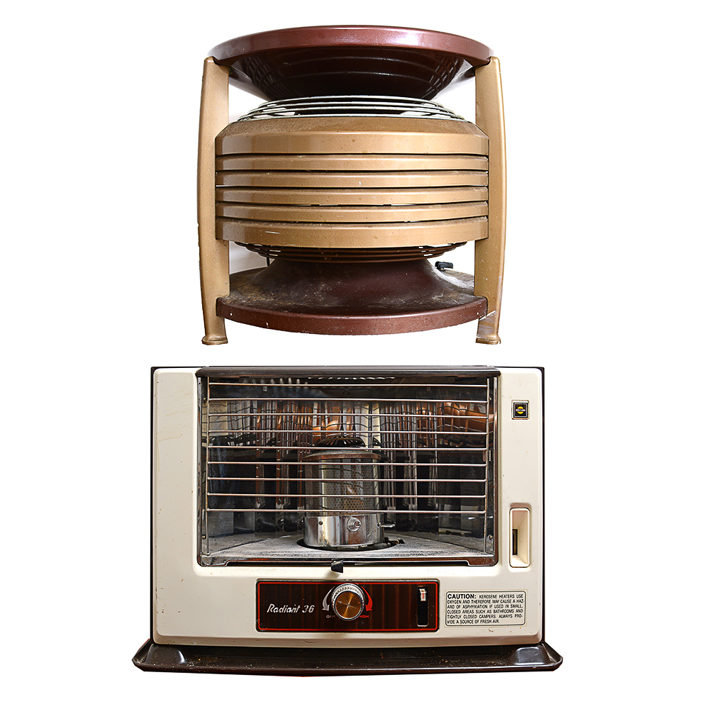 KeroSun Radiant 36 Kerosene Heater and Vintage Fan EBTH