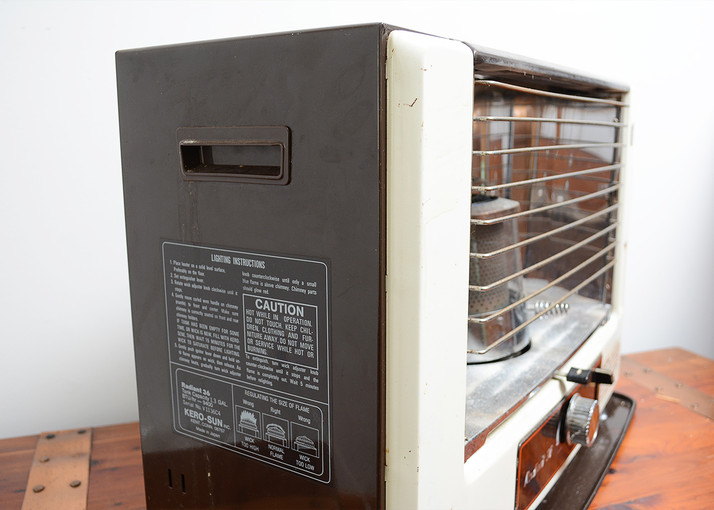 KeroSun Radiant 36 Kerosene Heater and Vintage Fan EBTH