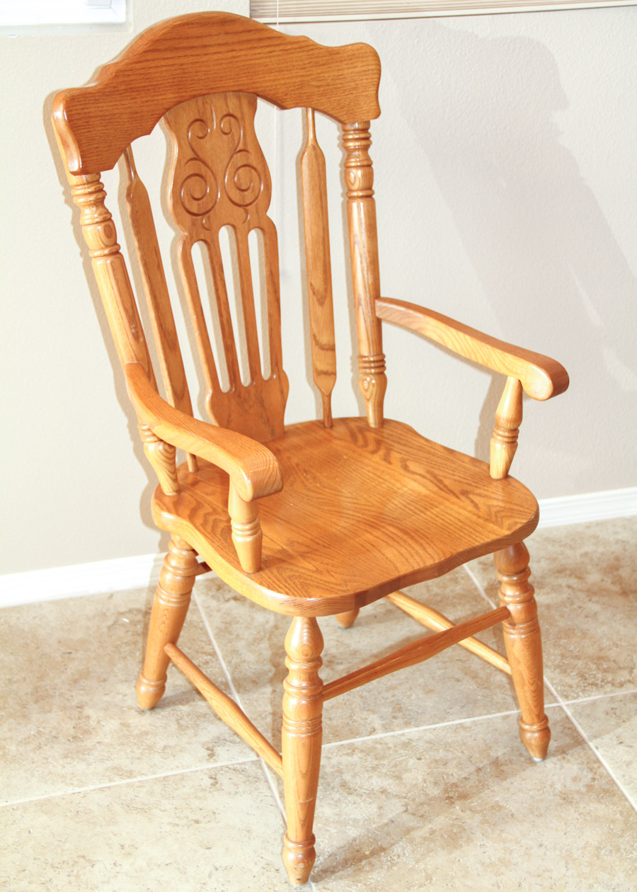 Set of Virginia House Oak Dining Chairs EBTH
