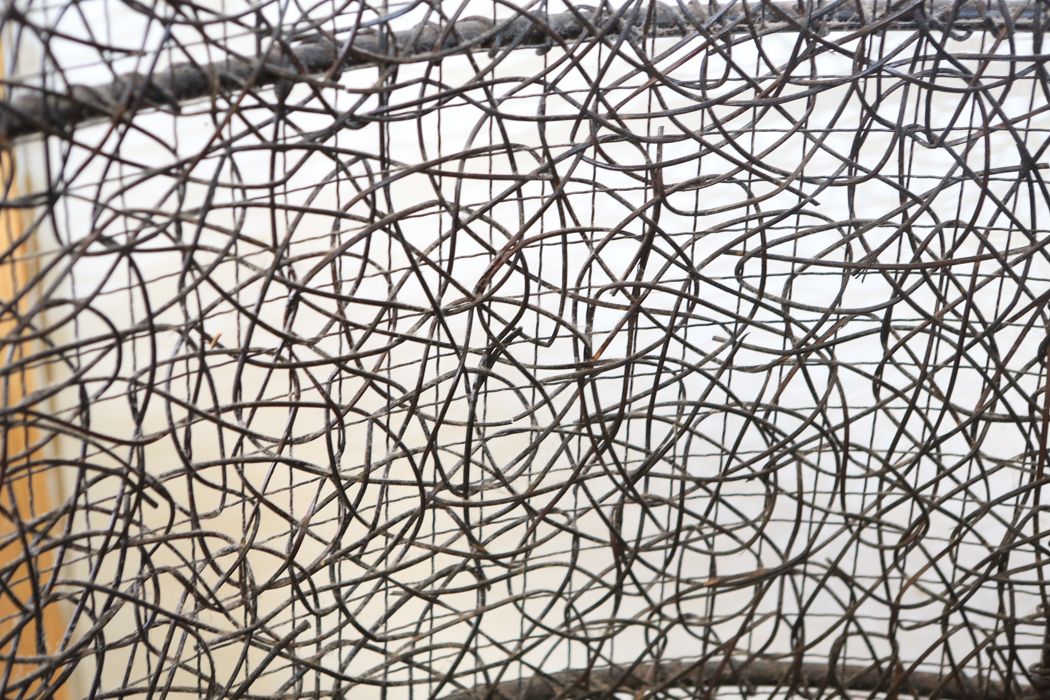 Contemporary TwoPanel Wire Room Divider EBTH