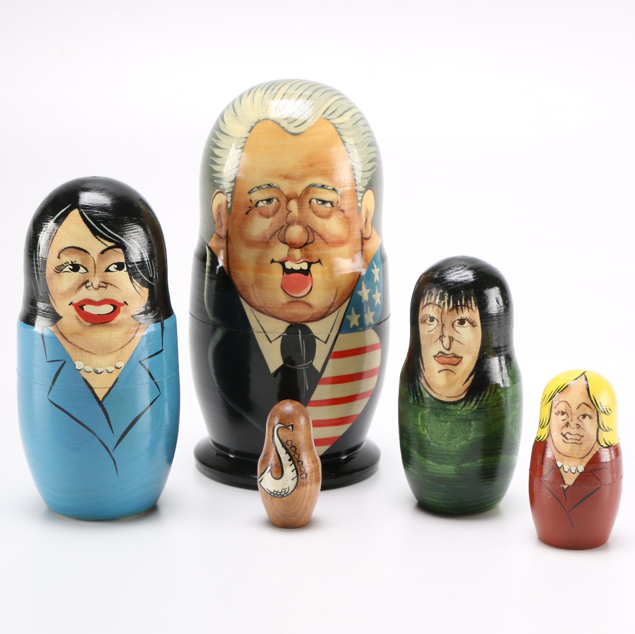 bill clinton nesting dolls