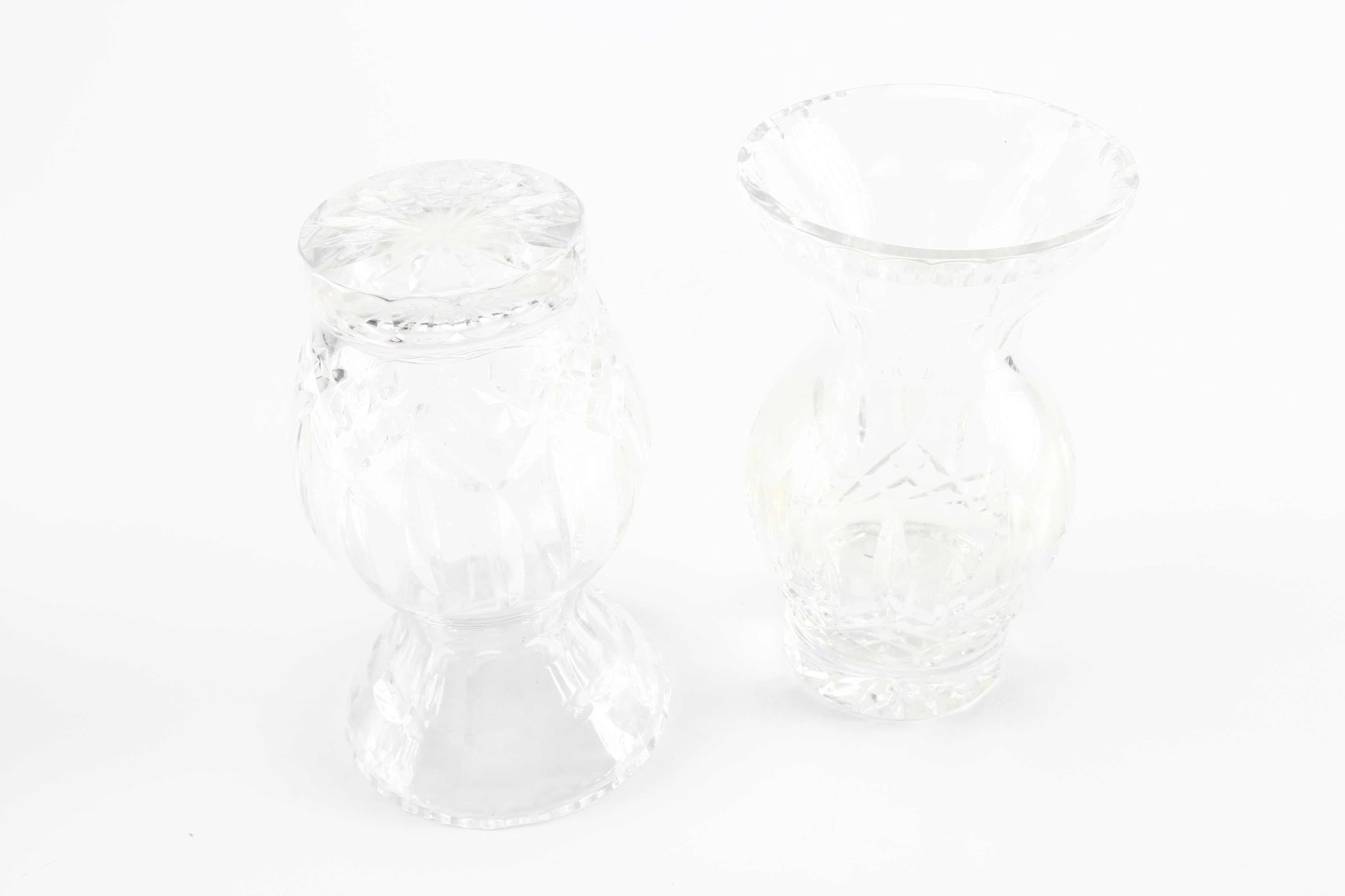 Crystal Vases and Lenox Elephant Figurine EBTH