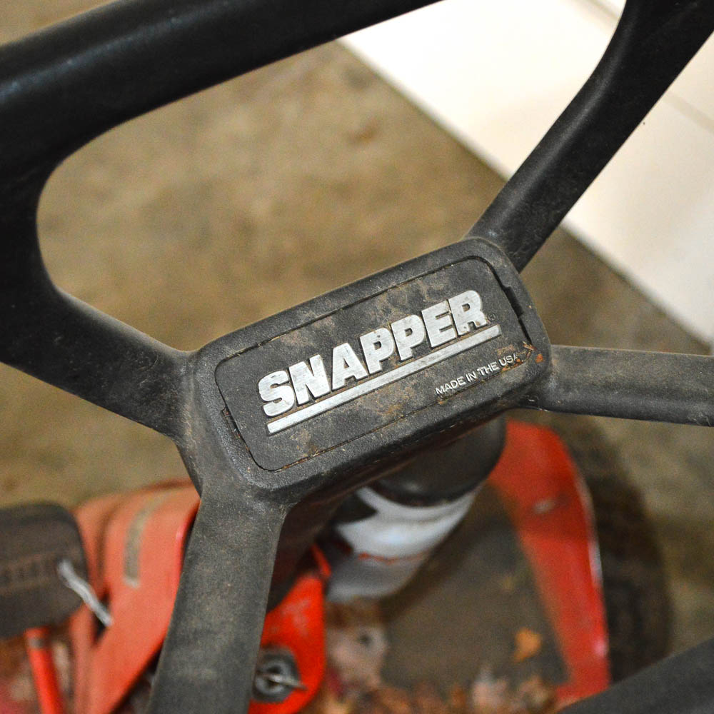 Snapper Rear Engine Riding Mower and Leaf Catcher EBTH