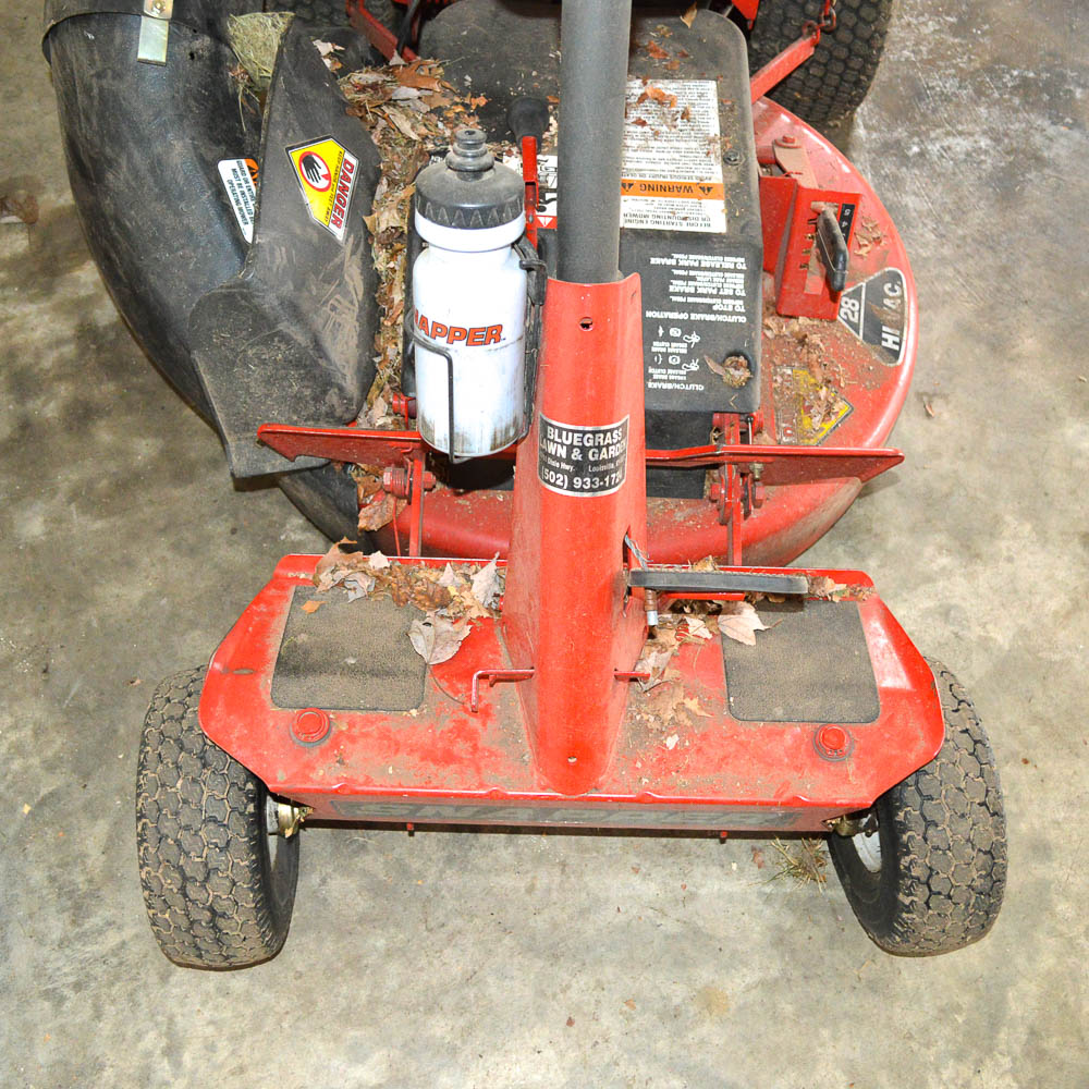 Snapper Rear Engine Riding Mower and Leaf Catcher EBTH
