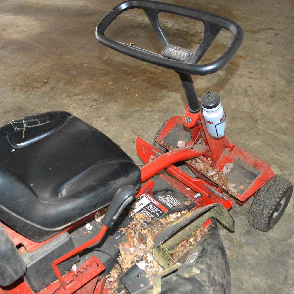 Snapper Rear Engine Riding Mower and Leaf Catcher | EBTH