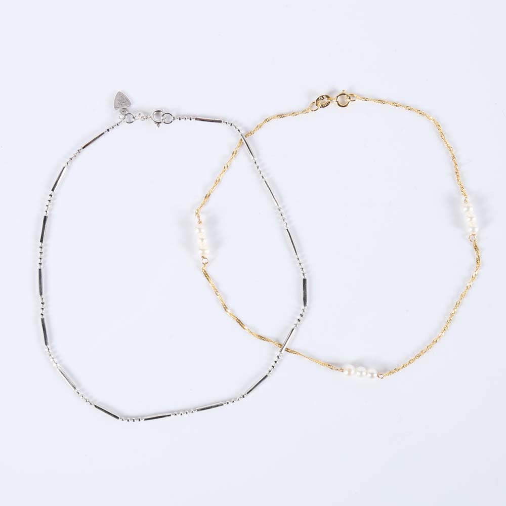 14K Gold Anklets EBTH